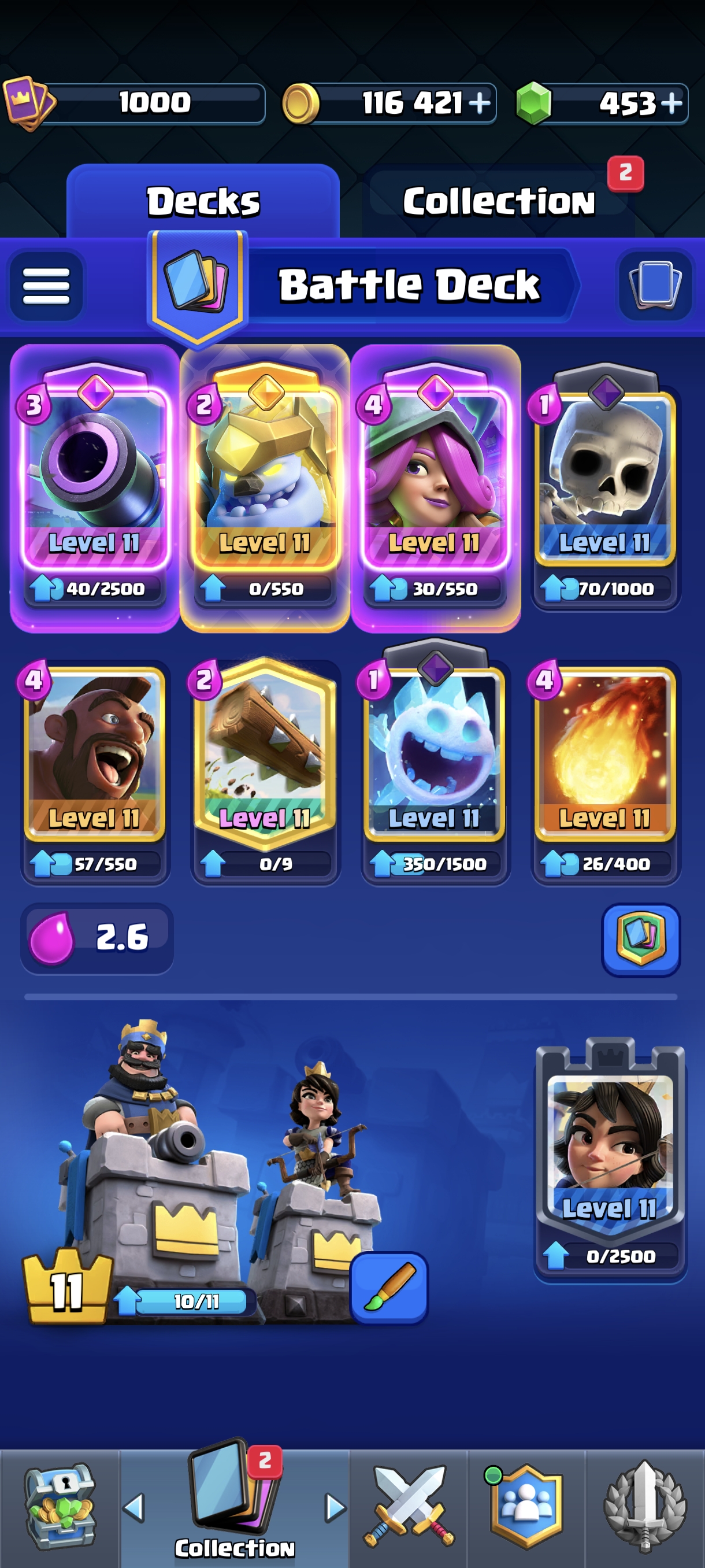 اکانت کلش رویال لول 1000 کد 33170 3 اکانت کلش رویال لول 1000 کد 33170 - Image 3