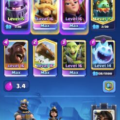 اکانت کلش رویال لول 62 کد 33174 9 Screenshot 2026 06 17 19 25 14 653 com.supercell.clashroyale