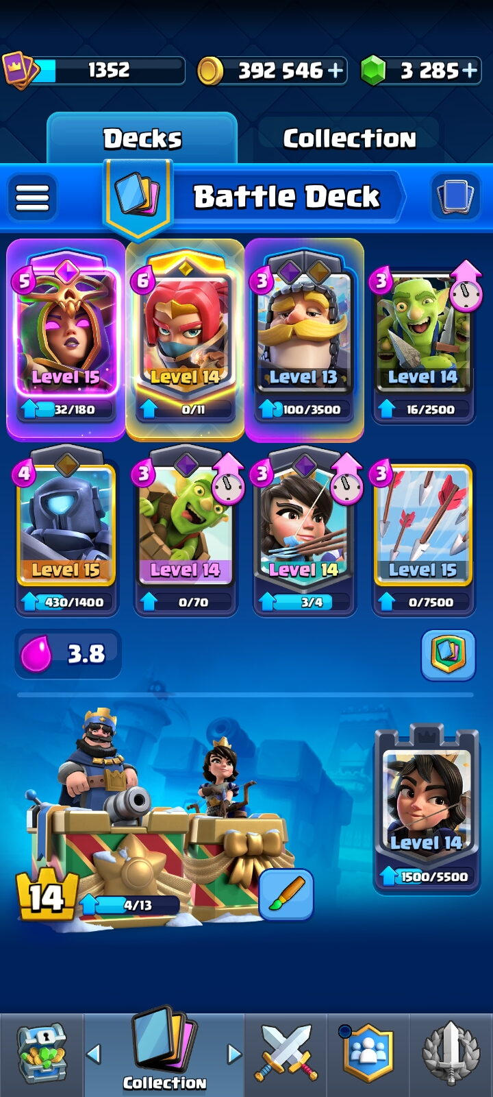 اکانت کلش رویال لول 15 کد 33301 3 اکانت کلش رویال لول 15 کد 33301 - Image 3