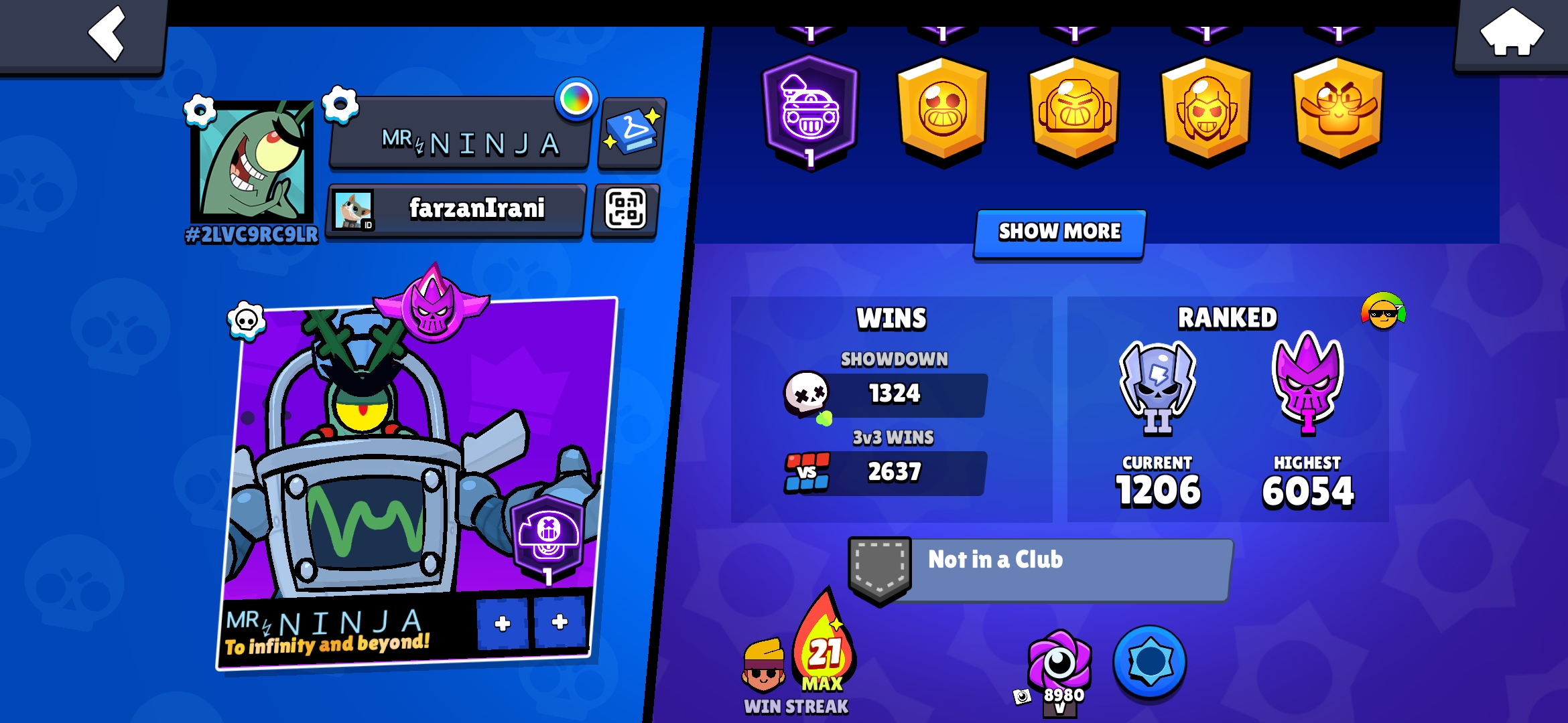 اکانت براول استارز کاپ 26000 کد 41055 2 اکانت براول استارز کاپ 26000 کد 41055 - Image 2
