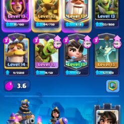 اکانت کلش رویال لول 1280 کد 33006 9 Screenshot 20260609 124211 Clash Royale