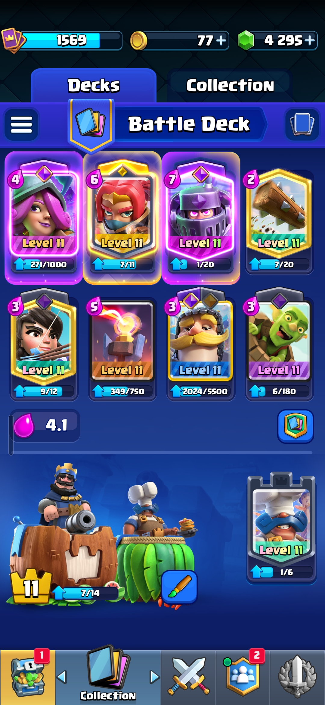 اکانت کلش رویال لول 15 کد 33063 3 اکانت کلش رویال لول 15 کد 33063 - Image 3