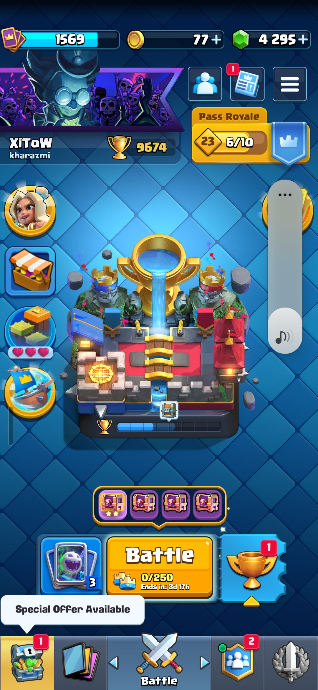 اکانت کلش رویال لول 15 کد 33063 2 اکانت کلش رویال لول 15 کد 33063 - Image 2