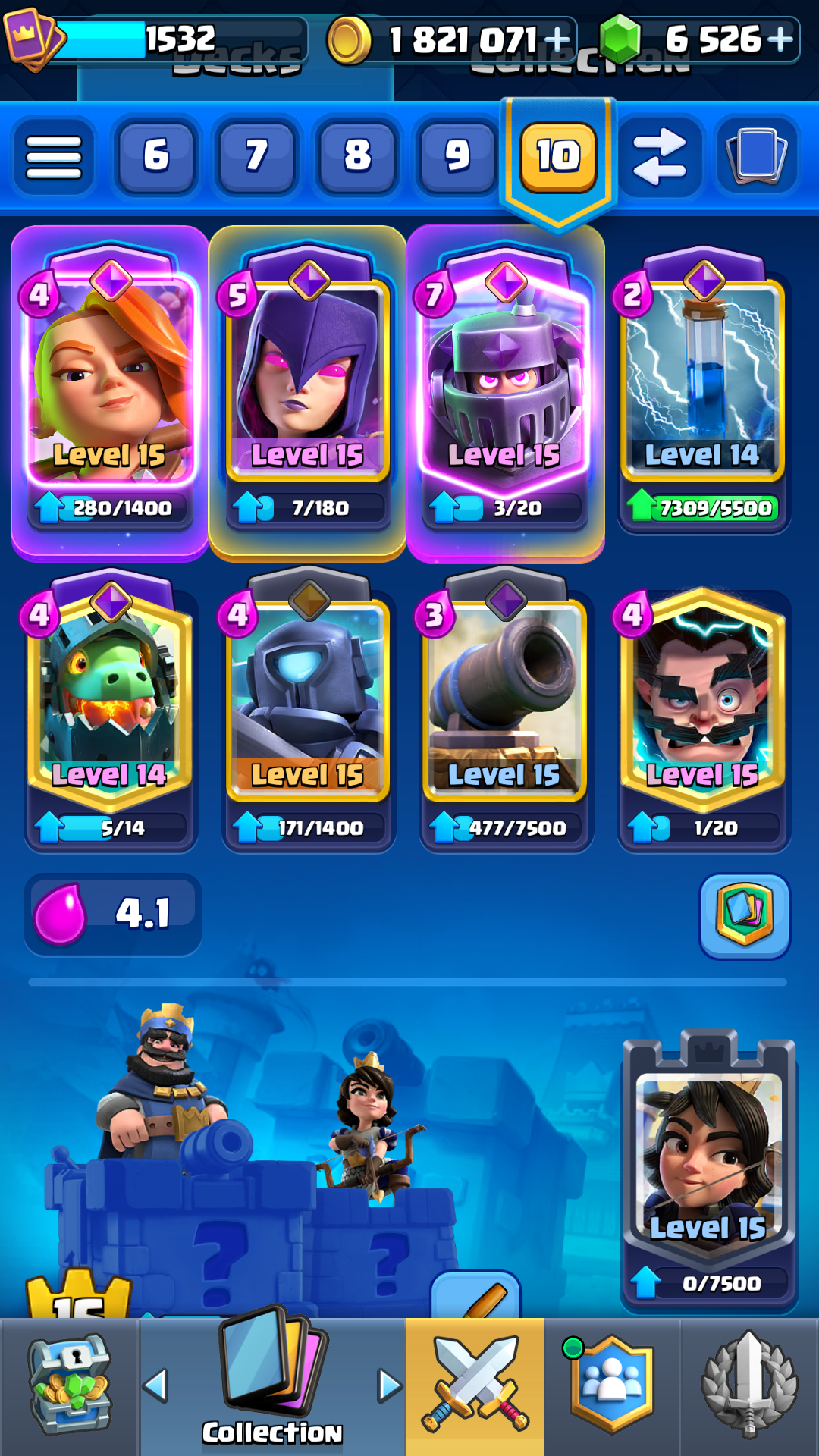 اکانت کلش رویال لول 53 کد 33132 3 اکانت کلش رویال لول 53 کد 33132 - Image 3