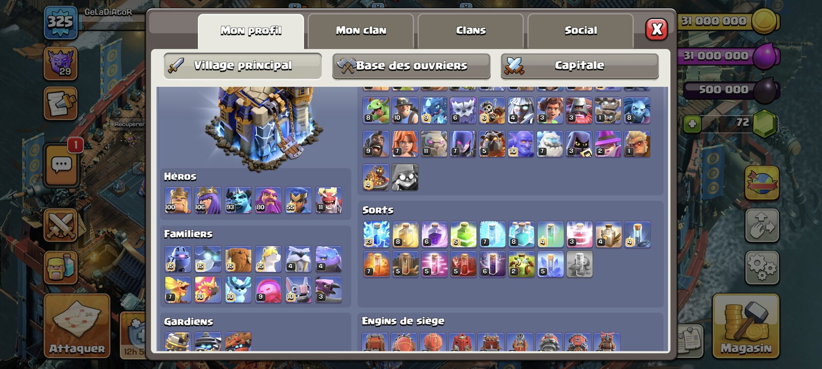 اکانت کلش اف کلنز تاون هال 18 لول 330 کد 117441 2 اکانت کلش اف کلنز تاون هال 18 لول 330 کد 117441 - Image 2