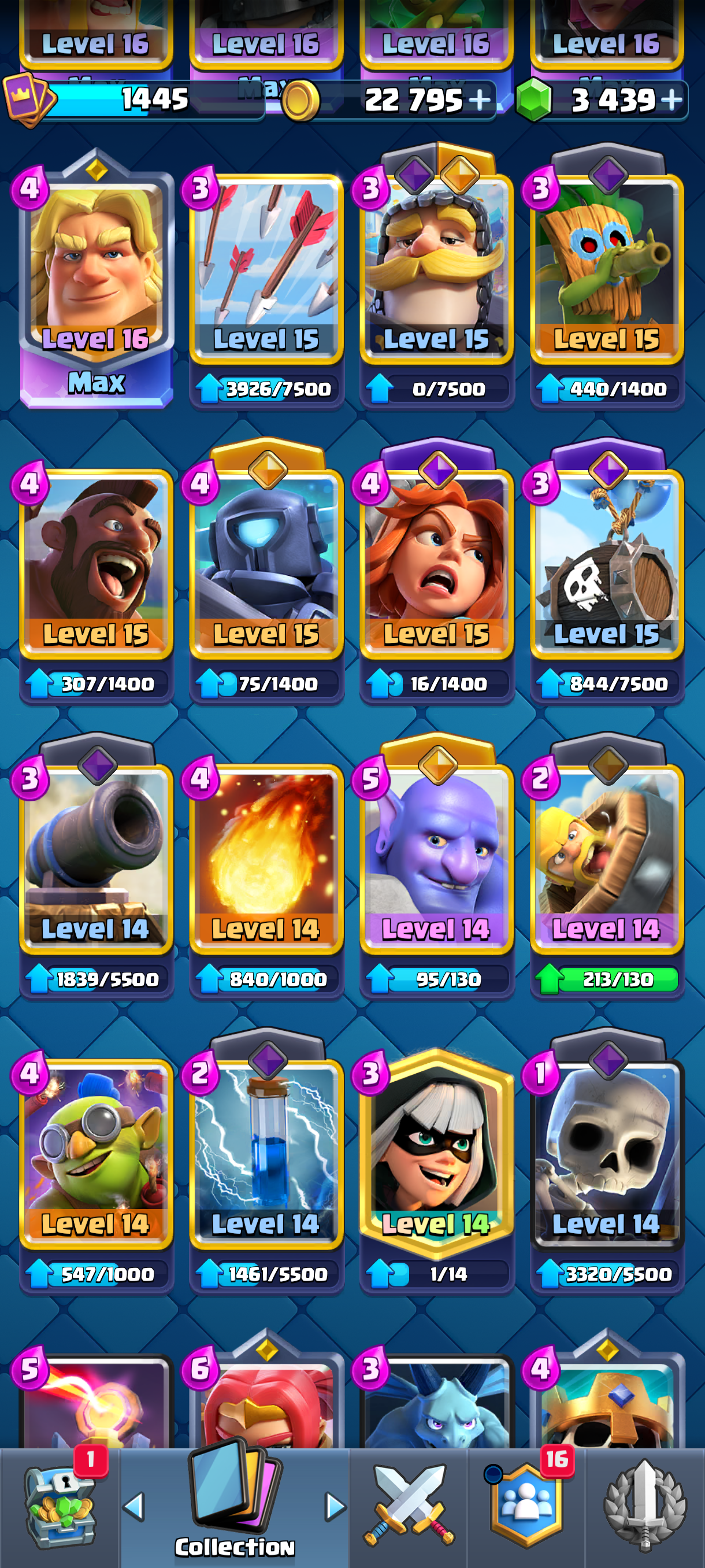 اکانت کلش رویال لول 75 کد 33004 4 اکانت کلش رویال لول 75 کد 33004 - Image 4