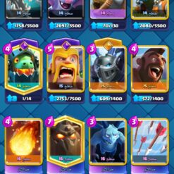 اکانت کلش رویال لول 1554 کد 33157 12 Screenshot ۲۰۲۶۰۶۱۶ ۲۰۰۰۵۰ Clash Royale