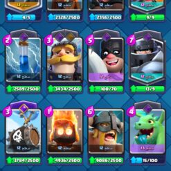 اکانت کلش رویال لول 1554 کد 33157 10 Screenshot ۲۰۲۶۰۶۱۶ ۲۰۰۱۰۰ Clash Royale