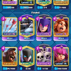 اکانت کلش رویال لول 55 کد 33140 12 Screenshot ۲۰۲۶۰۶۱۶ ۱۱۲۴۵۶ Clash Royale