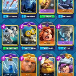 اکانت کلش رویال لول 1630 کد 33195 12 Screenshot ۲۰۲۶۰۶۱۸ ۱۹۴۸۴۵ Clash Royale