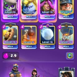اکانت کلش رویال لول 62 کد 33353 9 Screenshot ۲۰۲۶۰۶۲۷ ۲۱۴۰۴۰ Clash Royale