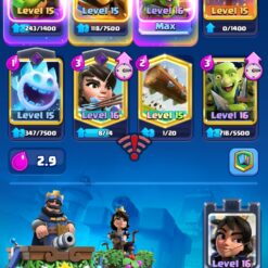 اکانت کلش رویال لول 1645 کد 33362 9 Screenshot ۲۰۲۶۰۶۲۸ ۱۴۴۱۵۰ Clash Royale