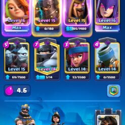 اکانت کلش رویال لول 1447 کد 33403 9 Screenshot ۲۰۲۶۰۶۳۰ ۰۹۲۵۵۳ Clash Royale