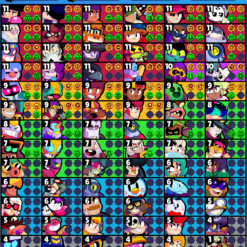 اکانت براول استارز کاپ 20812 کد 41084 10 brawlers legacy 61