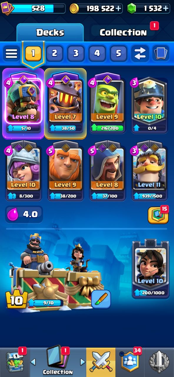 اکانت کلش رویال لول 26 کد 33070 7 اکانت کلش رویال لول 26 کد 33070 - Image 7
