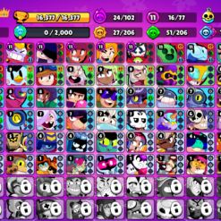 اکانت براول استارز کاپ 16000 کد 41047 8 powers