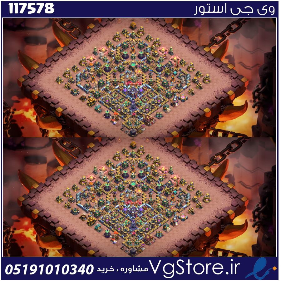 اکانت کلش اف کلنز تاون هال 15 لول 173 کد 117578 1 اکانت کلش اف کلنز تاون هال 15 لول 173 کد 117578