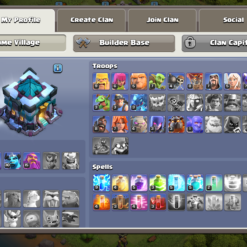 اکانت کلش اف کلنز تاون هال 13 لول 85 کد 117559 9 IMG 1558