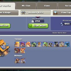 اکانت کلش اف کلنز تاون هال 18 لول 257 کد 117588 16 IMG 20260702 220217 176