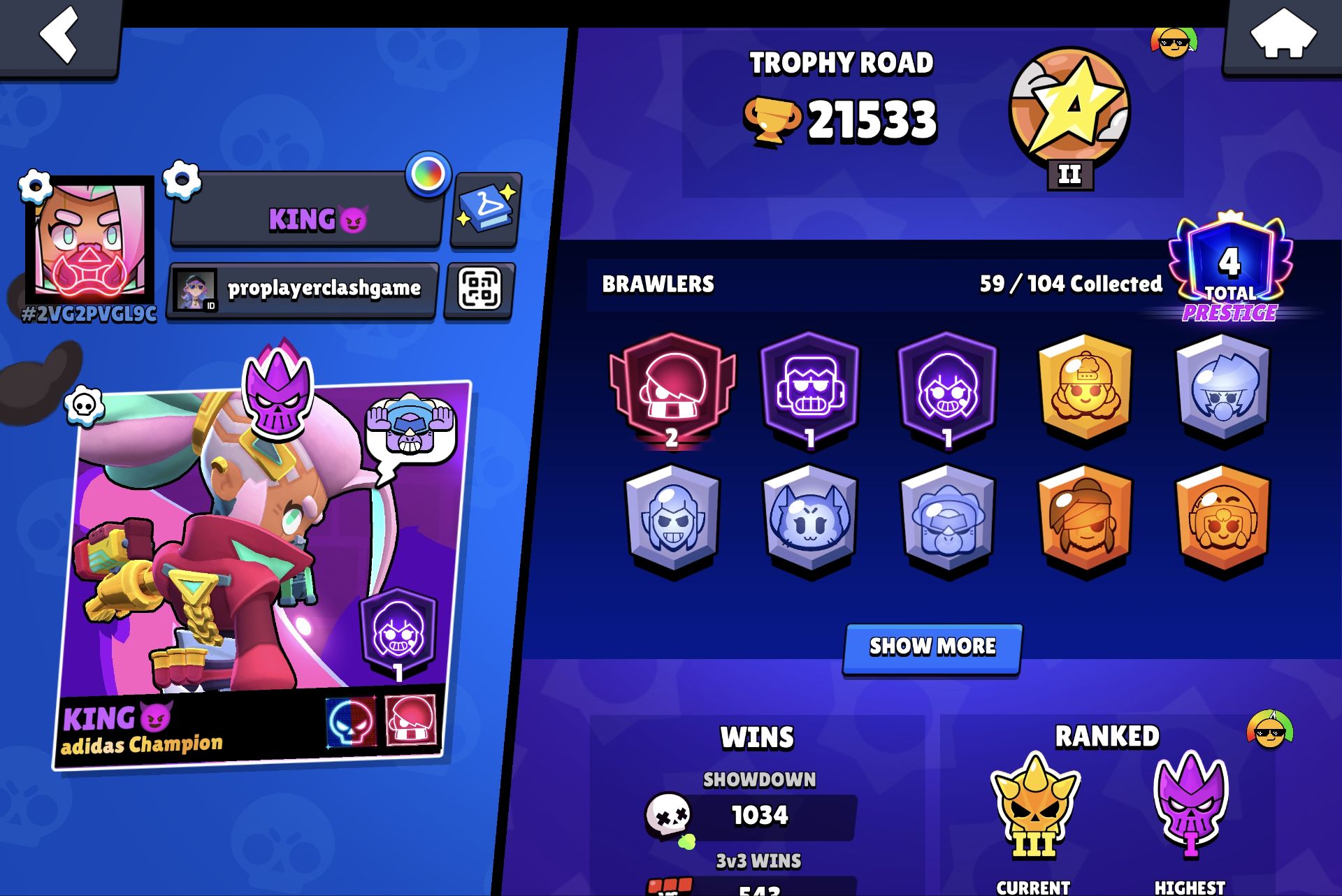 اکانت براول استارز کاپ 21000 کد 41242 3 اکانت براول استارز کاپ 21000 کد 41242 - Image 3