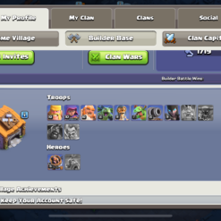 اکانت کلش اف کلنز تاون هال 10 لول 80 کد 117521 11 IMG 4064