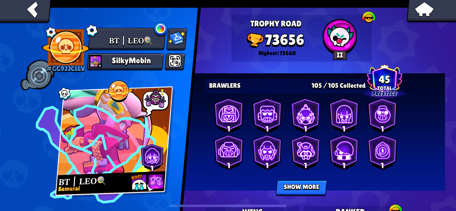 اکانت براول استارز کاپ 73000 کد 41262 2 اکانت براول استارز کاپ 73000 کد 41262 - Image 2