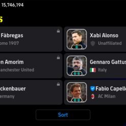 اکانت ای فوتبال با 100 سکه کد 856831 7 Screenshot 2026 07 01 17 35 35 422 jp.konami.pesam