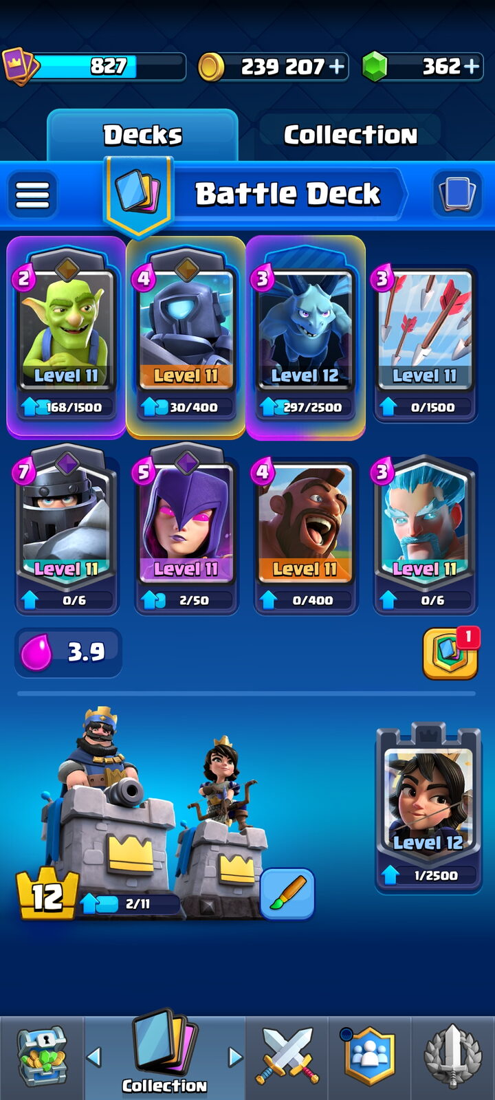 اکانت کلش رویال لول 11 کد 33487 3 اکانت کلش رویال لول 11 کد 33487 - Image 3