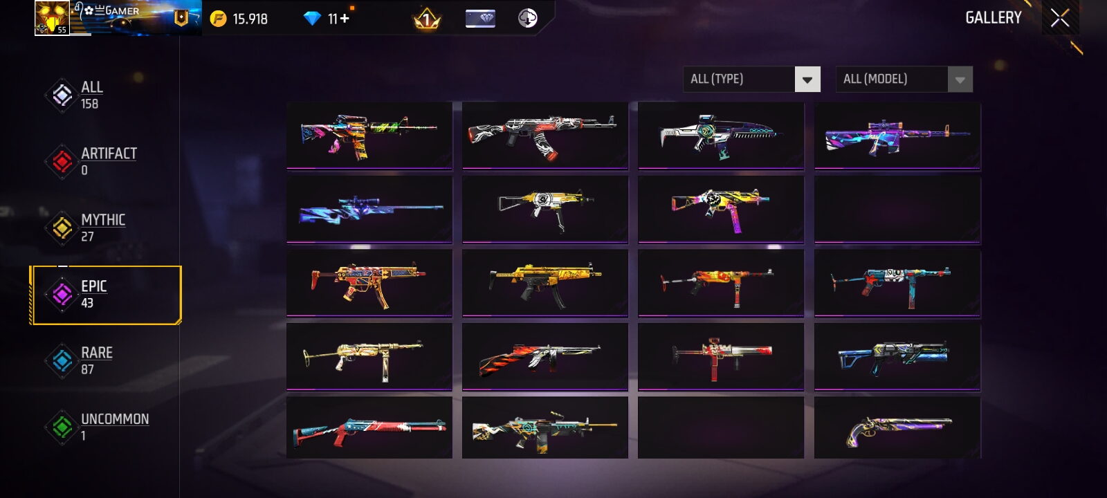 اکانت بازی Free fire لول 55 کد 814433 6 اکانت بازی Free fire لول 55 کد 814433 - Image 6