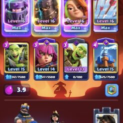 اکانت کلش رویال لول 1568 کد 33698 9 Screenshot 20260712 191458 Clash Royale