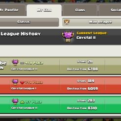 خرید کلن کلش لول 18 وارلیگ کریستال کد 401019 7 خرید کلن کلش لول 18 وارلیگ کریستال کد 401019 - Image 4