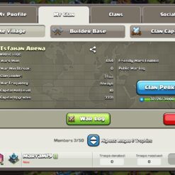 خرید کلن کلش لول 28 وارلیگ کریستال کد 401029 5 Screenshot 20260719 185014