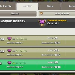 خرید کلن کلش لول 18 وارلیگ کریستال کد 401104 7 خرید کلن کلش لول 18 وارلیگ کریستال کد 401104 - Image 4