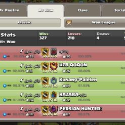 خرید کلن کلش لول 18 وارلیگ کریستال کد 401104 6 خرید کلن کلش لول 18 وارلیگ کریستال کد 401104 - Image 3