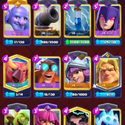 اکانت کلش رویال لول 1543 کد 34166 12 Screenshot 20260730 193355 Clash Royale