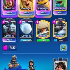 اکانت کلش رویال لول 1487 کد 34170 9 Screenshot 20260730 205849 Clash Royale
