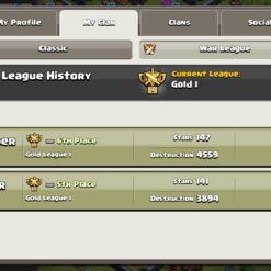 خرید کلن کلش لول 14 وارلیگ گلد ( طلایی) کد 401299 7 Screenshot 20260731 092617
