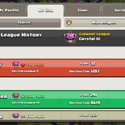 خرید کلن کلش لول 19 وارلیگ کریستال کد 401304 7 Screenshot 20260731 093258