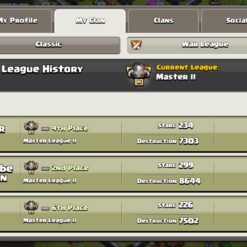 خرید کلن کلش لول 14 وارلیگ مستر ( حرفه ای ) کد 401306 7 Screenshot 20260731 093525