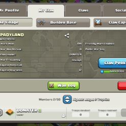 خرید کلن کلش لول 11 وارلیگ بدون رتبه بندی کد 401309 5 Screenshot 20260731 093946