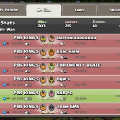 خرید کلن کلش لول 10 وارلیگ بدون رتبه بندی کد 401311 6 Screenshot 20260731 094819
