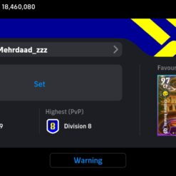 اکانت ای فوتبال با 17 سکه کد 856816 6 Screenshot ۲۰۲۶ ۰۷ ۰۱ ۱۲ ۱۱ ۵۱ ۹۴۶ jp.konami.pesam
