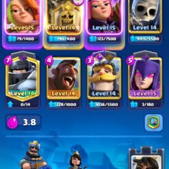 اکانت کلش رویال لول 1518 کد 33423 9 Screenshot ۲۰۲۶۰۷۰۱ ۱۵۱۴۲۳ Clash Royale