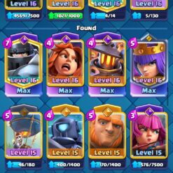 اکانت کلش رویال لول 1668 کد 33458 12 Screenshot ۲۰۲۶۰۷۰۳ ۱۳۴۲۵۸ Clash Royale