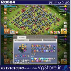 اکانت کلش اف کلنز تاون هال 14 لول 128 کد 120804