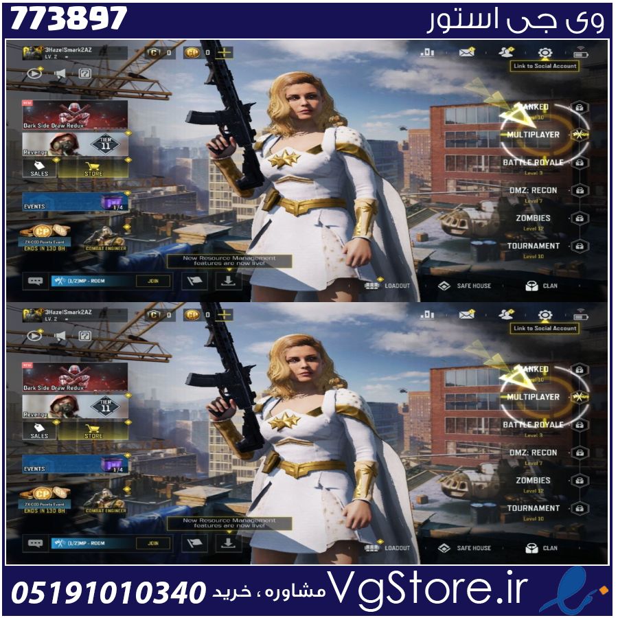 اکانت کالاف دیوتی موبایل لول 24 ریجن هند کد 773897 1 اکانت کالاف دیوتی موبایل لول 24 ریجن هند کد 773897