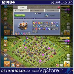 اکانت کلش اف کلنز تاون هال 11 لول 86 کد 121484