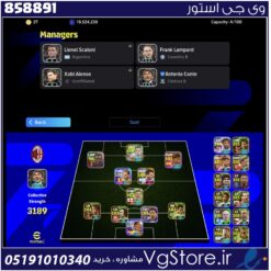 اکانت ای فوتبال با 27 سکه کد 858891