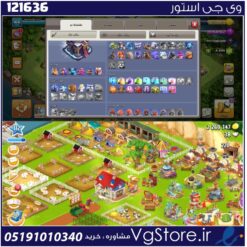 اکانت کلش اف کلنز تاون هال 15 لول 166 کد 121636