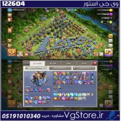 اکانت کلش اف کلنز تاون هال 18 لول 188 کد 122604